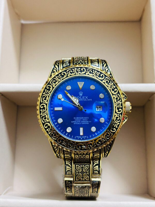 Women Quartz Blue Dial Analog