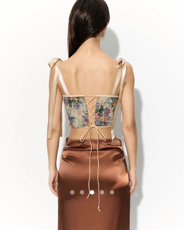 Floral corset top - Image 3