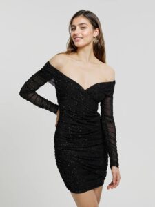 Gathered Bodycon Dress
