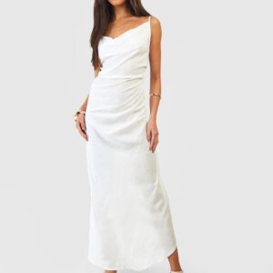Boohoo Side Slit Sheath Maxi Dress