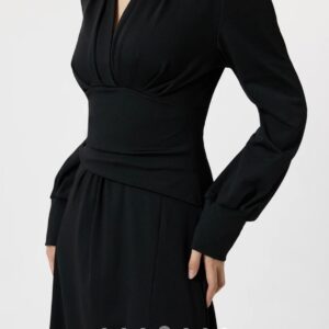 Gathered A-Line Dress