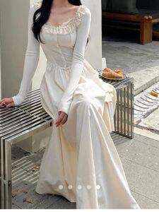 Ruffle A-Line Dress