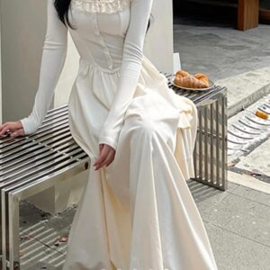 Ruffle A-Line Dress