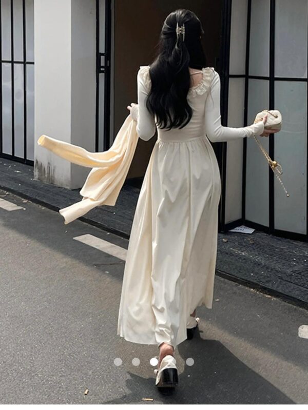 Ruffle A-Line Dress - Image 3