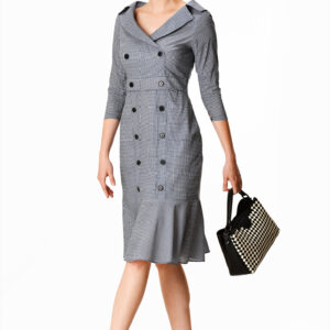 Houndstooth Winter Midi