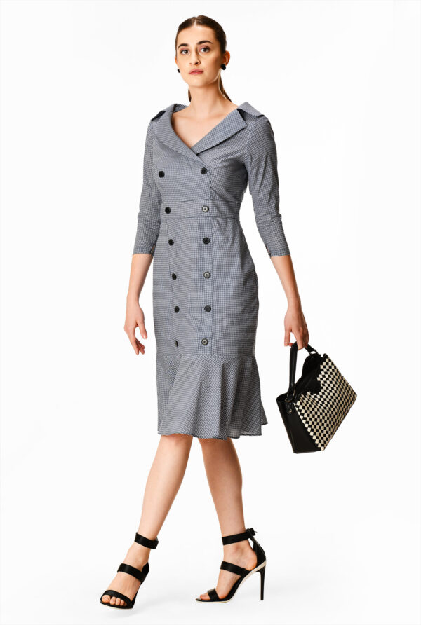 Houndstooth Winter Midi