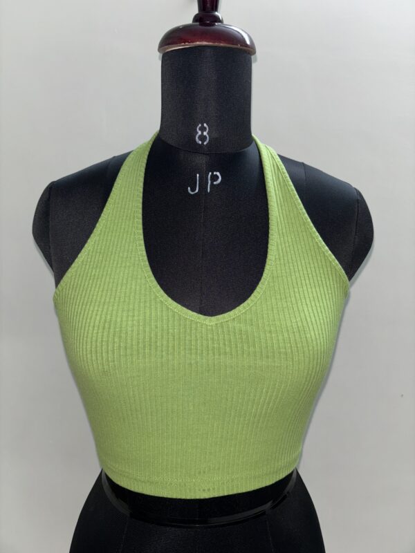 Shein green halter neck top - Image 2