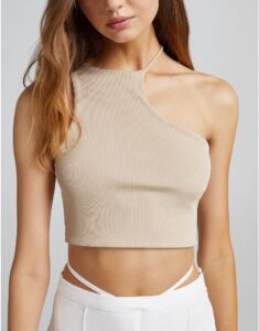 Bershka seamless Asymmetric top