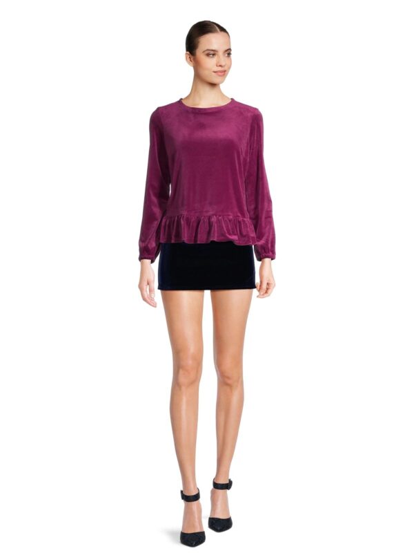 Jordache velvet top